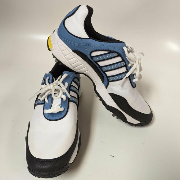 adidas Shoes Adidas Adiprene White Black Blue Leather Torsion Golf